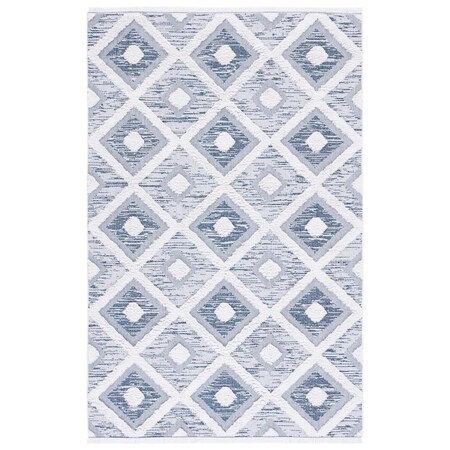 Safavieh 4 x 6 ft. Augustine Global Power Loomed Rectangle Rug Navy & Ivory AGT730N-4